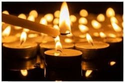 bougies pour réaliser un rituel de désenvoutement